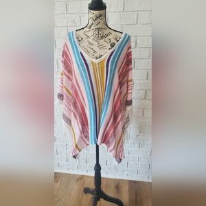 One size. Excellent like new condition. Cupshe boho cover up.